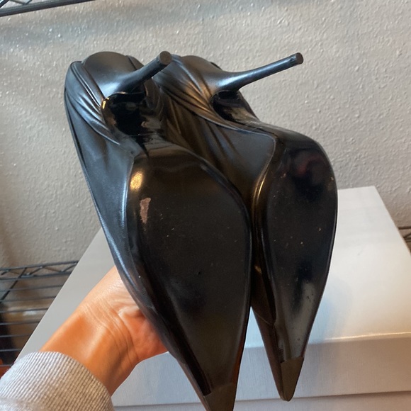 Balenciaga lamskin leather knife pumps - Picture 7 of 11